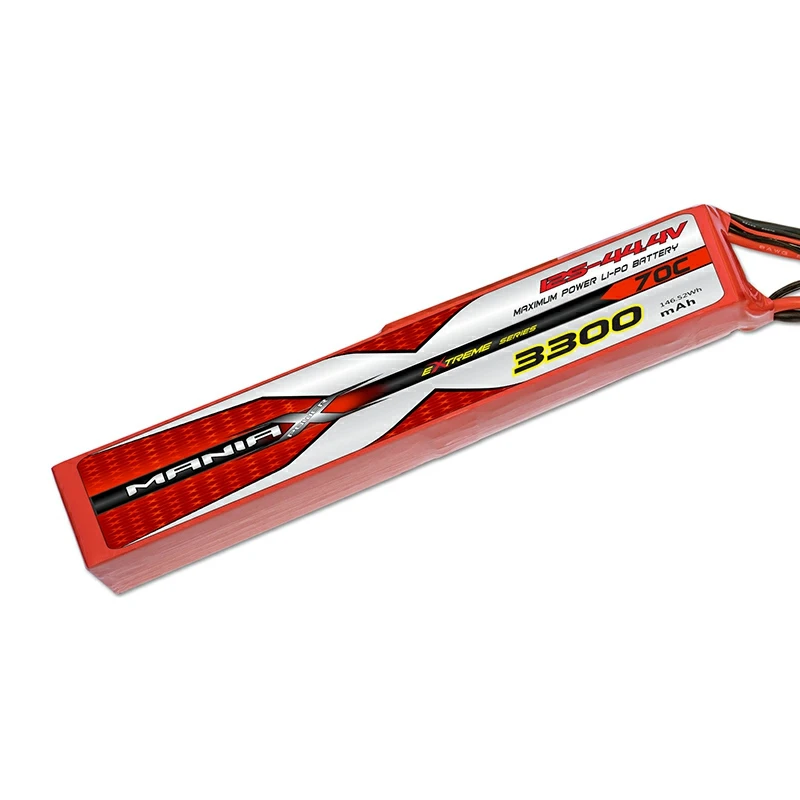 12S-44.4V 3300mAh 70C Stick Lipo akkumulátor