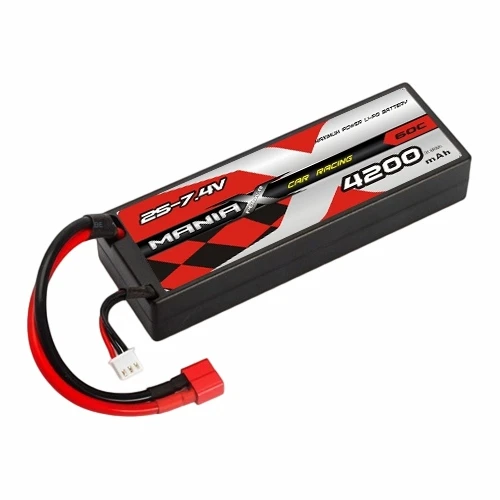 2S-7.4V 4200mAh 60C keményházas versenyautó akkumulátor
